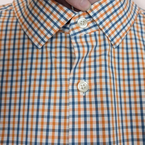 Banana Republic Plaid Slim Fit Buttoned Shirt - Picture 3 of 6